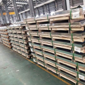 well packed stainless steel plates